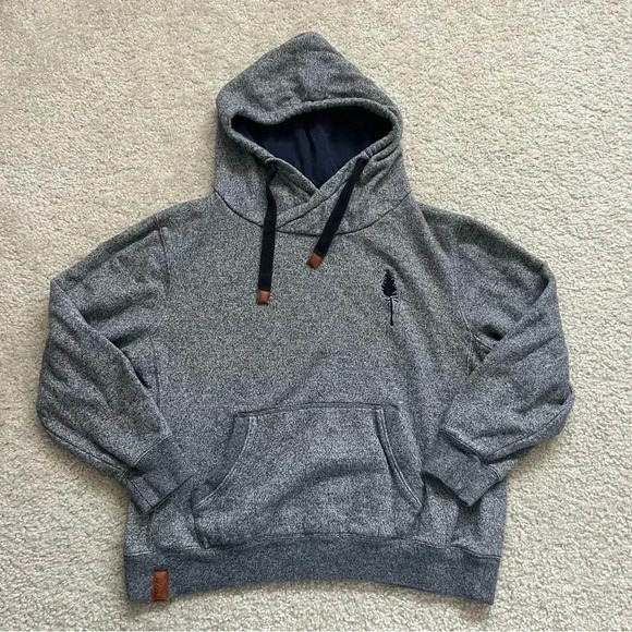 1876 Apparel 1876.CO  Timberline Hoodie Sweatshirt Colorado Unisex Large Blue - Picture 1 of 16
